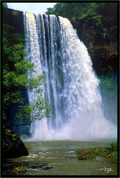 Wailua Waterfall Kauai - Hawaiipictures.com Wailua Waterfall Kauai - Hawaiipictures.com