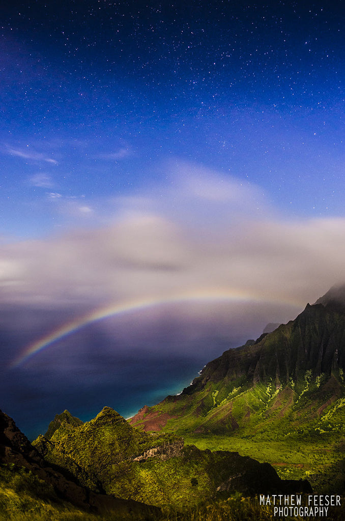 Kokee Lunar Rainbow Kauai - Hawaiipictures.com