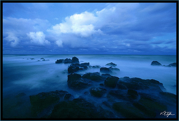 South Pacific Blues Sunset Hawaii - Hawaiipictures.com