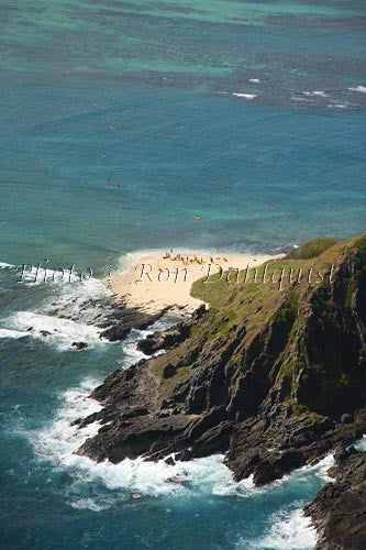 Hawaii, Oahu, Moku Nui Islet. Part of the State Bird Sanctuary. - Hawaiipictures.com