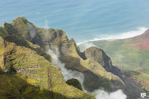Kalalau Valley Cliffs Kauai - Hawaiipictures.com