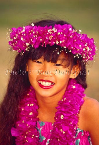 Keiki hula dancer, Maui, Hawaii Picture Print - Hawaiipictures.com