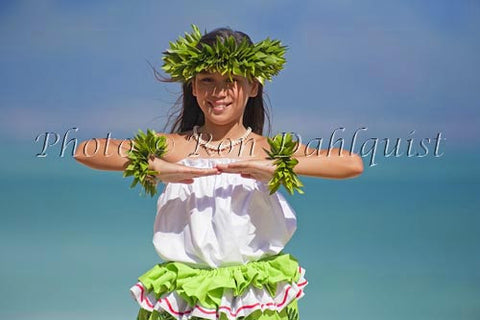 Keiki hula dancer, Maui, Hawaii Picture - Hawaiipictures.com