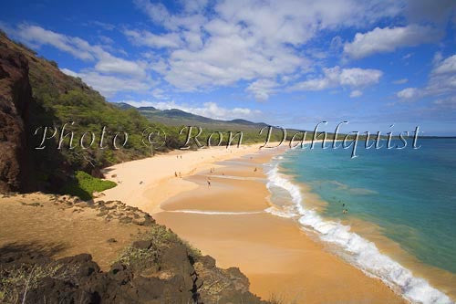 Oneloa Beach, (Big Beach), Maui, Hawaii - Hawaiipictures.com