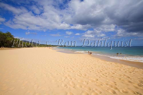 Oneloa Beach, Big Beach, Makena, Maui, Hawaii Picture Photo Print - Hawaiipictures.com