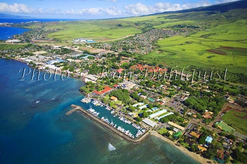 Aerial of Lahaina and Lahaina Harbor, Maui, Hawaii - Hawaiipictures.com Aerial of Lahaina and Lahaina Harbor, Maui, Hawaii - Hawaiipictures.com