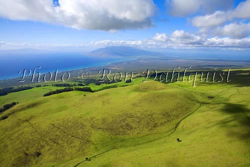 Aerial of Upcountry Maui, Hawaii - Hawaiipictures.com