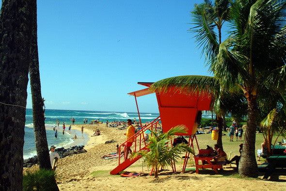 Picture Of Poipu Life Guard - Hawaiipictures.com