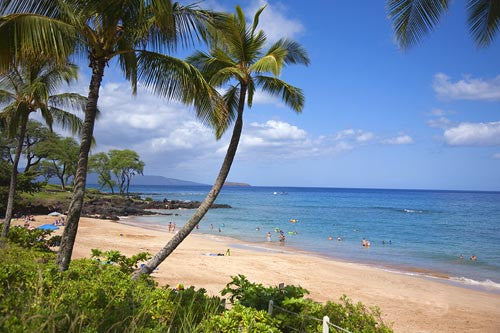 Maluaka Beach, Makena, Maui, Hawaii. This beach fronts the Maui Prince Resort. - Hawaiipictures.com