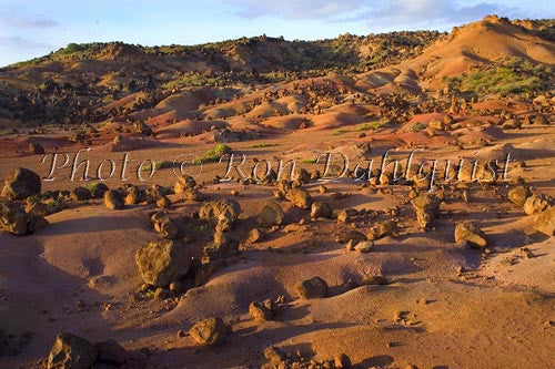 Rock formations at the Garden of the Gods, Lanai, Hawaii Picture Photo - Hawaiipictures.com