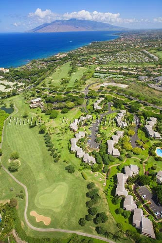 Aerial of Wailea, Maui, Hawaii Picture - Hawaiipictures.com