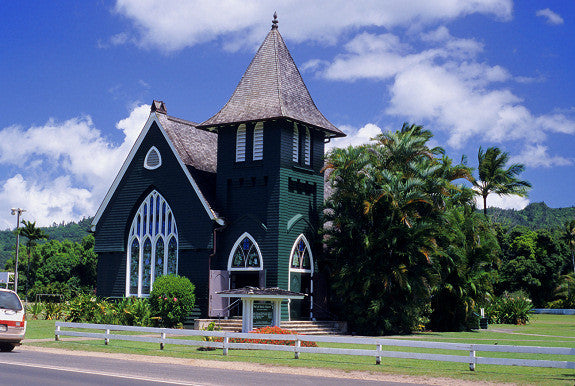 Hanalei Church Building - Hawaiipictures.com