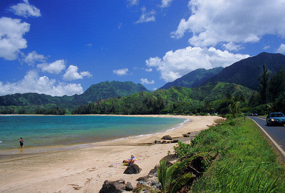 Hanalei Bay Road - Hawaiipictures.com