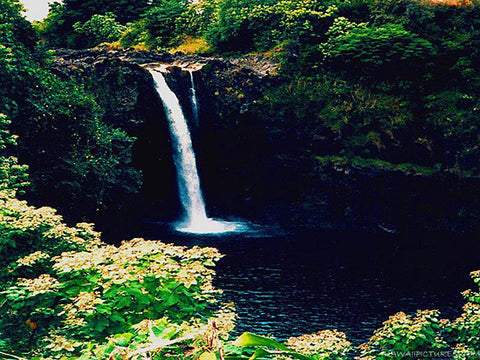 Rainbow Falls Picture Picture - Hawaiipictures.com