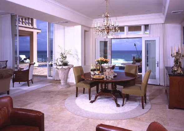 Picture Of Dining Room With Ocean View - Hawaiipictures.com
