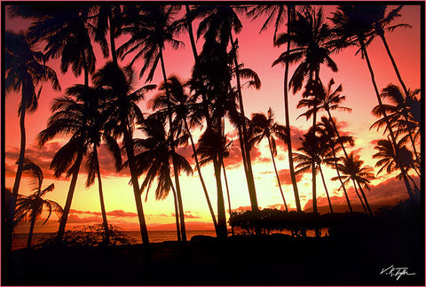 Hawaiian Sunset Maui - Hawaiipictures.com