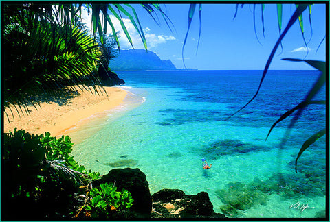 Snorkel  Kauai Hawaii - Hawaiipictures.com