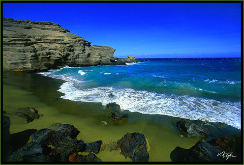 Hawaii Green Sand Beach Big Island - Hawaiipictures.com