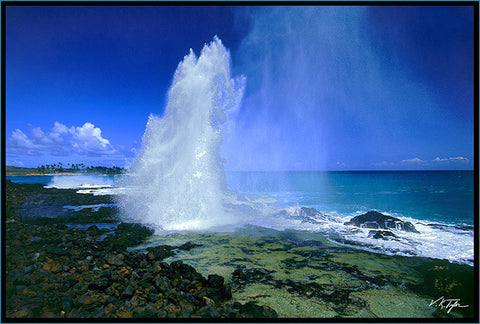 Spouting Horn Poipu, Kauai - Hawaiipictures.com