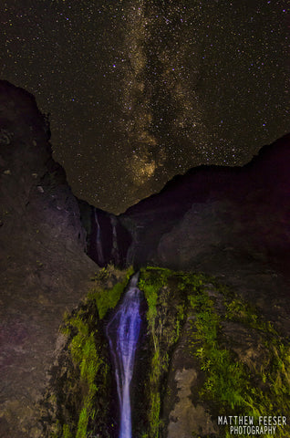 Cosmic Falls, Kalalau Valley Kauai - Hawaiipictures.com