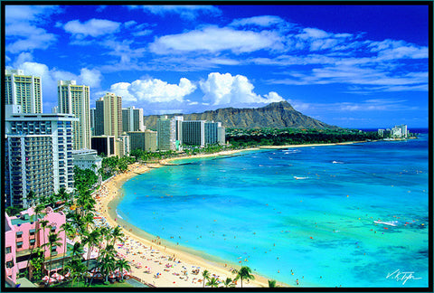 Waikiki Skyview Picture Oahu - Hawaiipictures.com