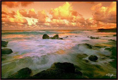 Coastal Dream Sunset Kealia Kauai - Hawaiipictures.com