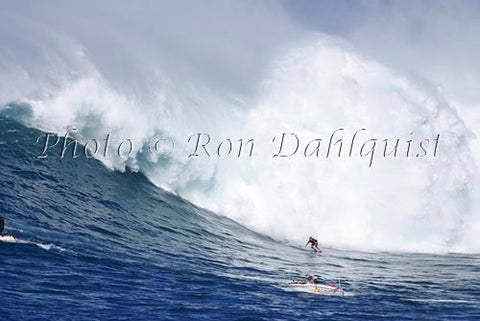 Surfer, Mark Anderson, at Jaws, Peahi, Maui, Hawaii - Hawaiipictures.com