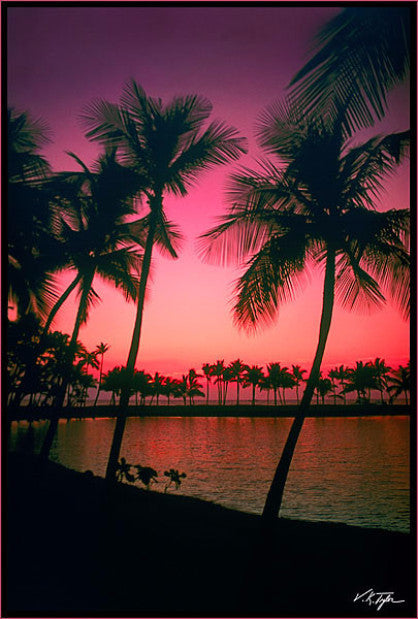 Anaehoomalu Bay Sunset Big Island - Hawaiipictures.com