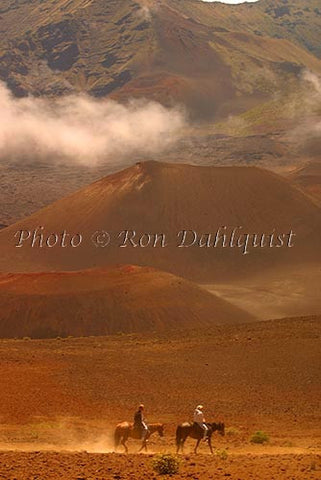Pony Express Tours on Sliding Sands Trail, Haleakala, Maui, Hawaii - Hawaiipictures.com