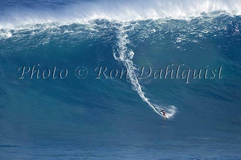 Surfer, Garrett, MacNamara, on a big day at Peahi, also known as Jaws, Maui, Hawaii MNR Picture - Hawaiipictures.com