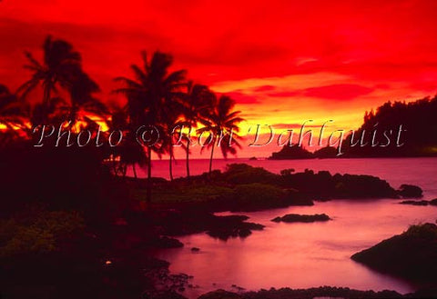 Sunrise on Hana Bay, Maui, Hawaii - Hawaiipictures.com