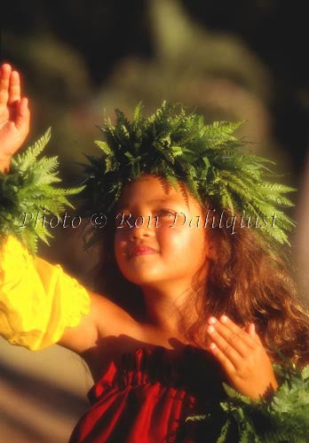 Keiki hula dancer, Hawaii Picture - Hawaiipictures.com
