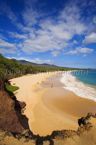 Oneloa Beach, (Big Beach), Maui, Hawaii Picture Photo - Hawaiipictures.com
