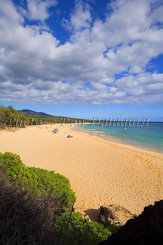 Oneloa Beach, Big Beach, Makena, Maui, Hawaii Picture Stock Photo - Hawaiipictures.com