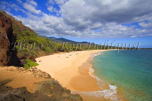 Oneloa Beach, Big Beach, Makena, Maui, Hawaii Picture Photo Stock Photo - Hawaiipictures.com