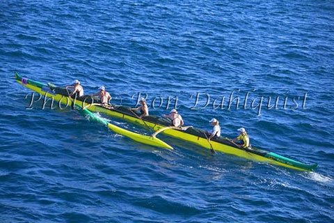 Outrigger canoe race from Molokai to Oahu. Sept. 2007 Picture Photo - Hawaiipictures.com