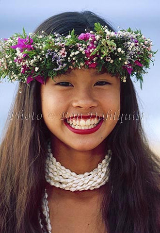 Keiki hula dancer, Maui, Hawaii Stock Photo - Hawaiipictures.com