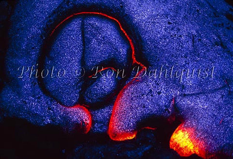 Pahoehoe lava, Kilauea, Big Island of Hawaii - Hawaiipictures.com