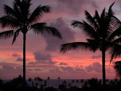 Picture Of Sunset At Poipu Kauai - Hawaiipictures.com