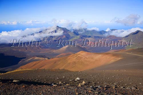 View of Haleakala Crater, Maui, Hawaii Picture Photo Stock Photo - Hawaiipictures.com