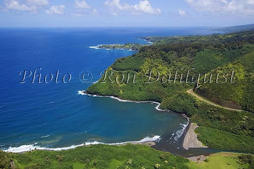 Aerial of the road to Hana, Maui, Hawaii Picture - Hawaiipictures.com