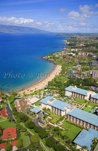 Aerials of Four Seasons Resort on Wailea Beach, Maui, Hawaii - Hawaiipictures.com