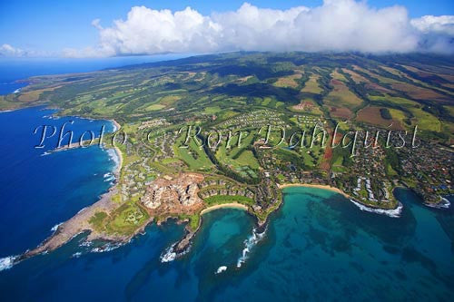 Aerial of Kapalua, Maui, Hawaii - Hawaiipictures.com