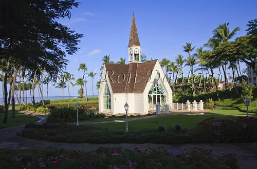 The wedding chapel at the Grand Wailea Resort, Maui, Hawaii - Hawaiipictures.com