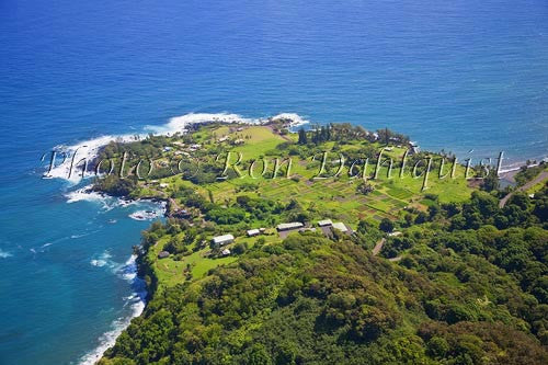 Aerial of Keanae Peninsula, Maui, Hawaii - Hawaiipictures.com