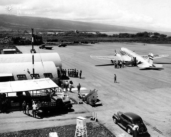 Old Picture Of Kona Airport - Hawaiipictures.com
