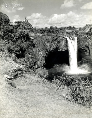 Vintage Rainbow Falls - Hawaiipictures.com