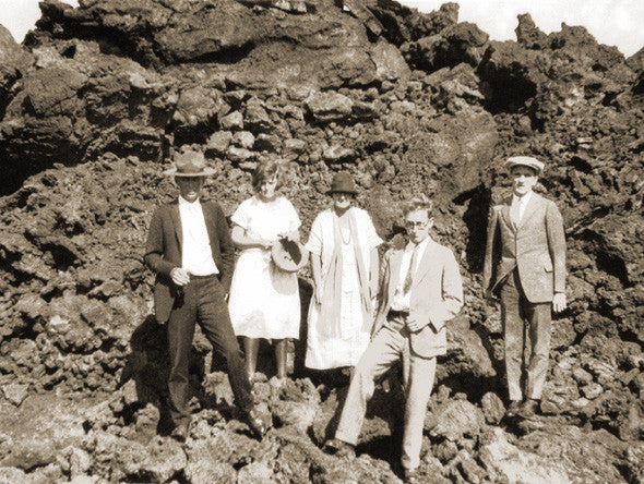Picture Of 1920's Visitors To Volcano - Hawaiipictures.com