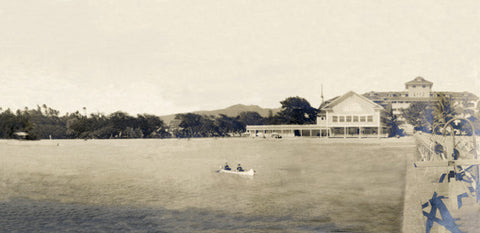Picture Of Moana Hotel And Pier 1906 - Hawaiipictures.com