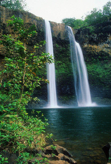 Wailua Twin Waterfalls - Hawaiipictures.com